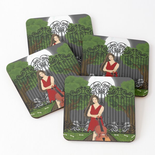 Item preview, Rose red ghost quartet  designed and sold by Glow&Vibe.