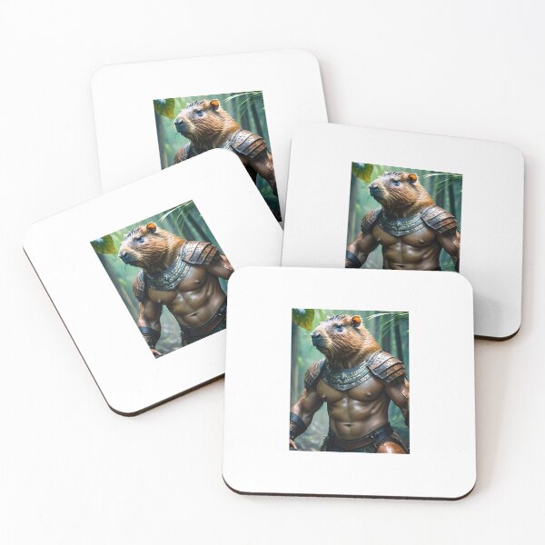 Item preview, Buff Capybara Cute Funny Gift designed and sold by CheeseBlueprint.