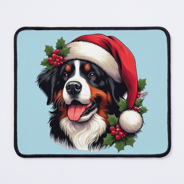 Artikelvorschau, Berner Sennenhund im Weihnachtsmann entworfen und verkauft von HeadTurningArt.