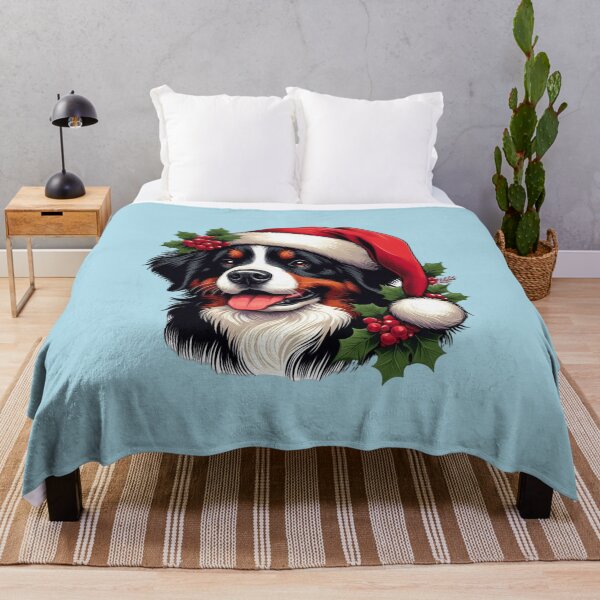 Item preview, Bernese Mountain Dog in a Santa designed and sold by HeadTurningArt.