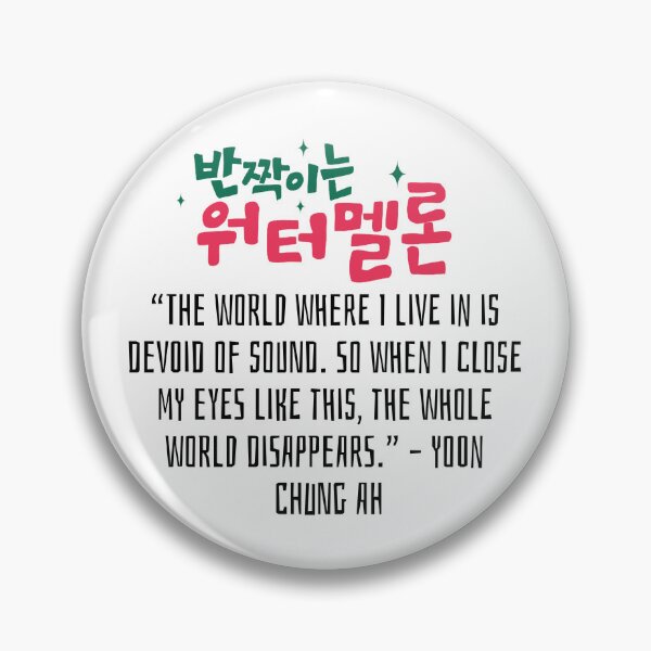 Item preview, Twinkling Watermelon Korean Drama Quote designed and sold by ArtRaftPro.
