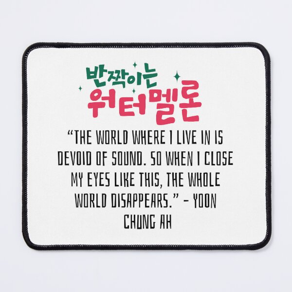 Item preview, Twinkling Watermelon Korean Drama Quote designed and sold by ArtRaftPro.