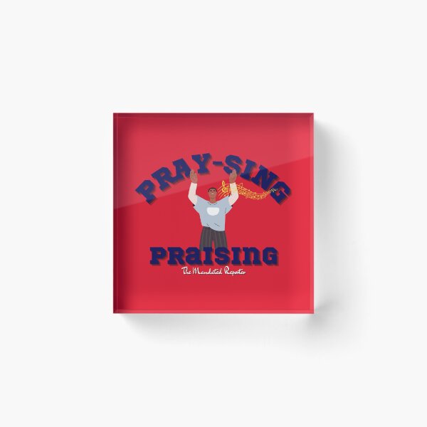 Item preview, Pray-Sing (Praising) Man- Red designed and sold by TheReporter1.