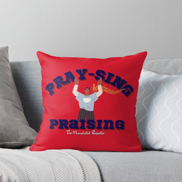 Item preview, Pray-Sing (Praising) Man- Red designed and sold by TheReporter1.