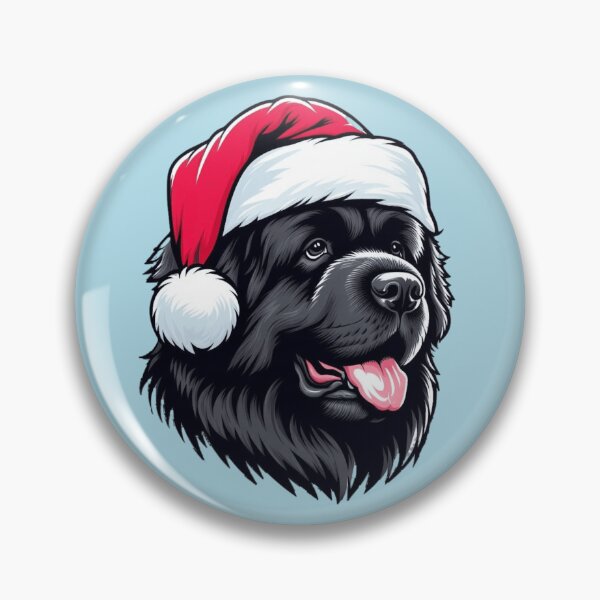 Item preview, Newfoundland in a Santa Hat designed and sold by HeadTurningArt.
