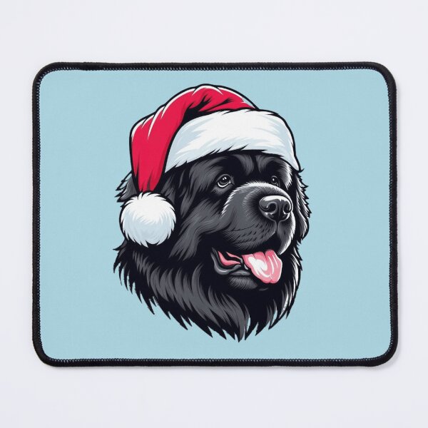 Item preview, Newfoundland in a Santa Hat designed and sold by HeadTurningArt.
