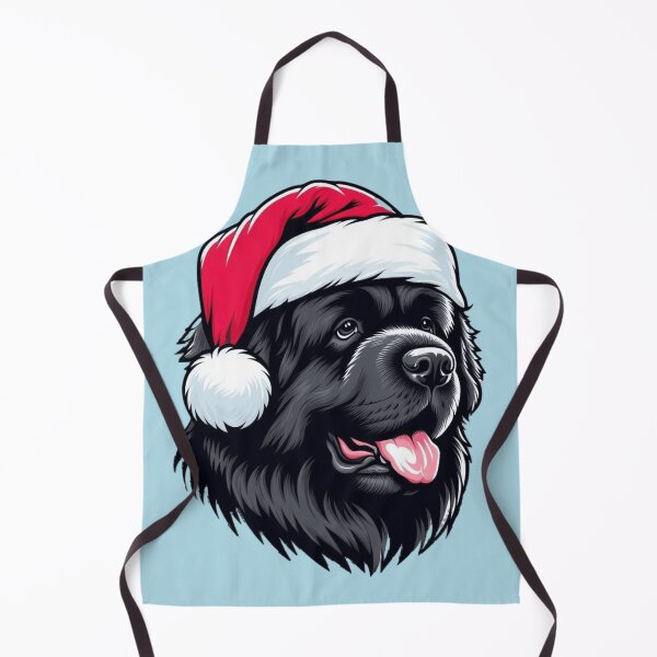 Item preview, Newfoundland in a Santa Hat designed and sold by HeadTurningArt.