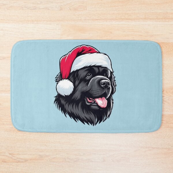 Item preview, Newfoundland in a Santa Hat designed and sold by HeadTurningArt.