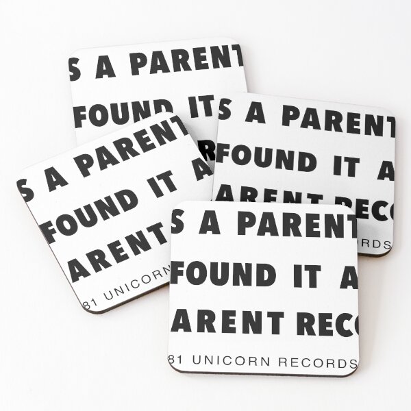 Item preview, As a Parent I Found It An Anti Parent Record Black Flag Design designed and sold by jealist.