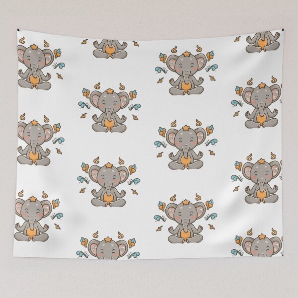 Item preview, Meditating elephant designed and sold by Aleksandra  Marczak.