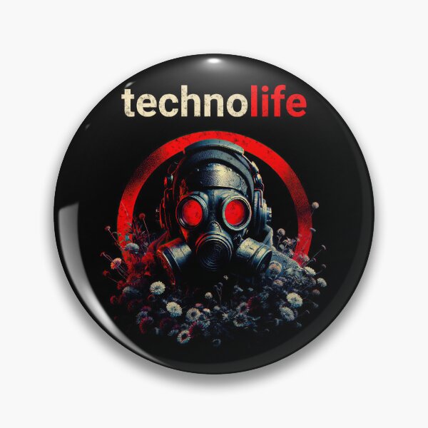 Item preview, Techno Life - Techno Music Lover Dark Grunge Hardcore designed and sold by Urban-Alien.