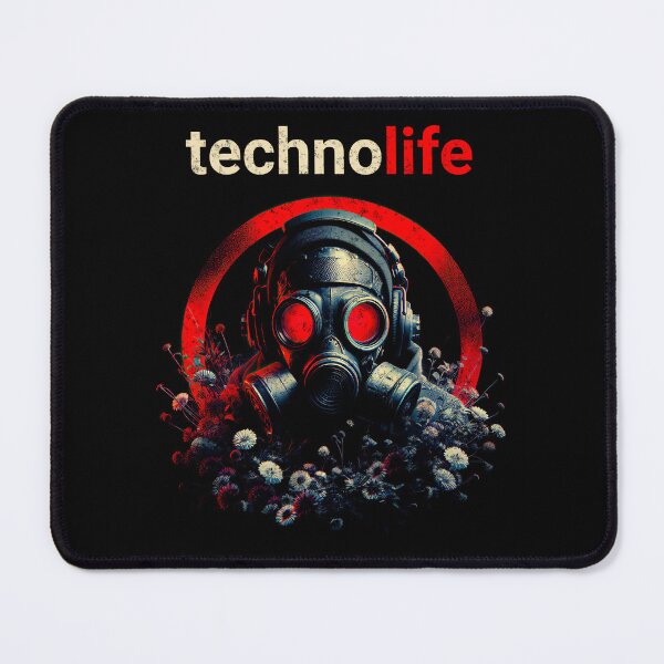 Item preview, Techno Life - Techno Music Lover Dark Grunge Hardcore designed and sold by Urban-Alien.