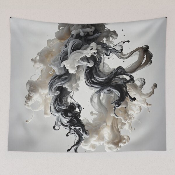 Item preview, Black and White Swirls #1 designed and sold by George Michael.