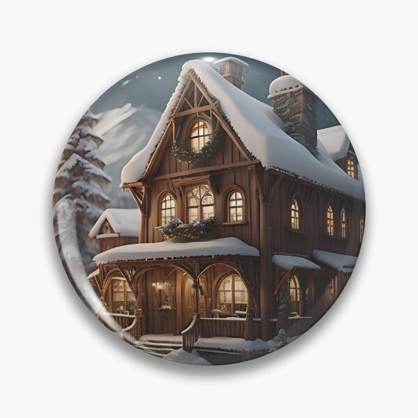 Artikelvorschau, Gemütliches Ferienhaus im Winterwunderland entworfen und verkauft von Lisa Pearlman.