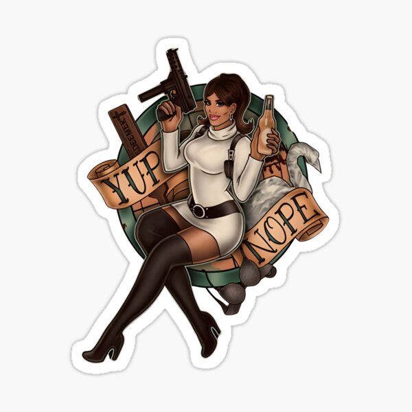 Item preview, Lana YUP NOPE  - ARCHER designed and sold by Adeel Mushtaq.