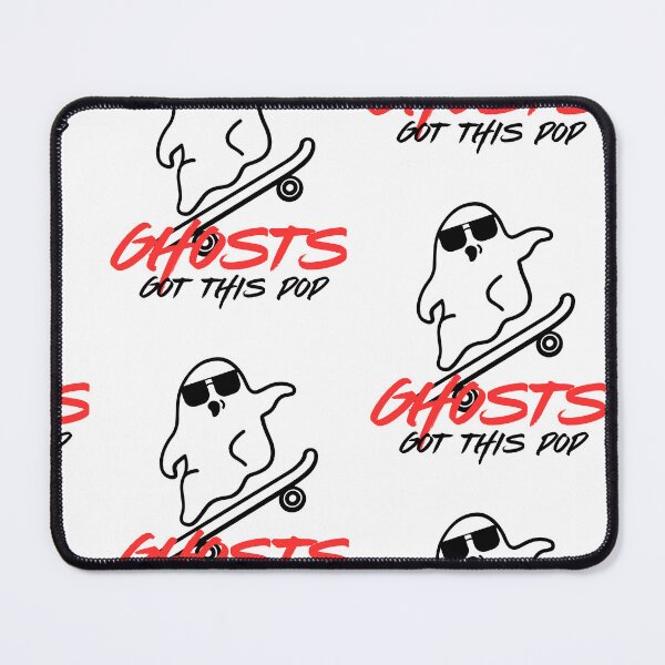 Item preview, Ghosts got this Pop, Funny Cool Skateboard designed and sold by mkzmerch.