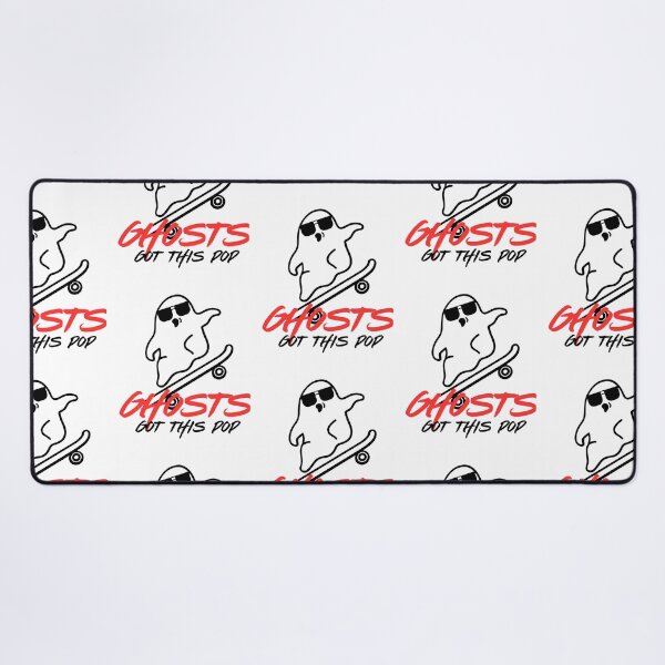 Item preview, Ghosts got this Pop, Funny Cool Skateboard designed and sold by mkzmerch.
