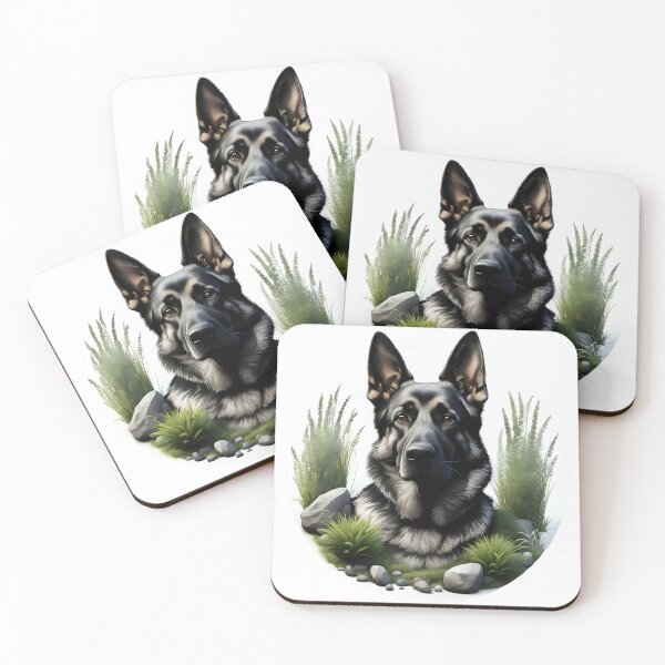 Item preview, Beautiful Black and Silver German shepherd  designed and sold by Kaleddis.