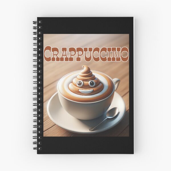 Item preview, Crappuccino - Poop emoji coffee art designed and sold by Matthew Kinnersly.