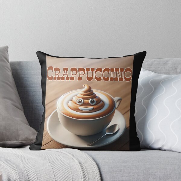 Item preview, Crappuccino - Poop emoji coffee art designed and sold by Matthew Kinnersly.
