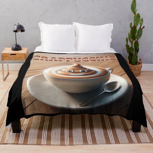 Item preview, Crappuccino - Poop emoji coffee art designed and sold by Matthew Kinnersly.