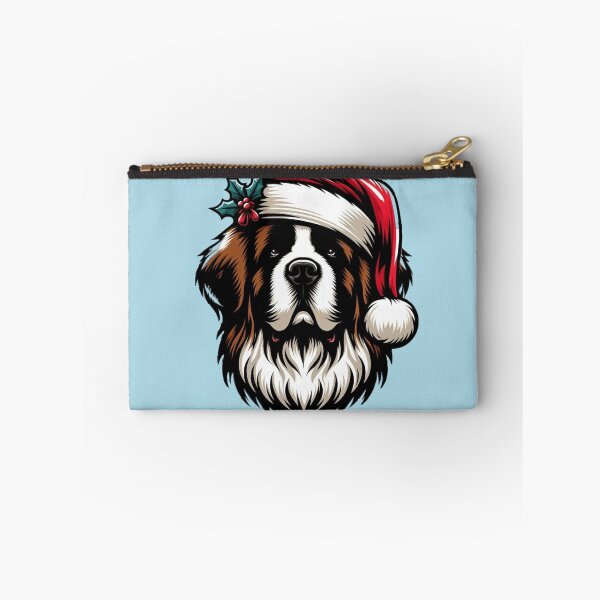 Item preview, Saint Bernard in a Santa Hat designed and sold by HeadTurningArt.