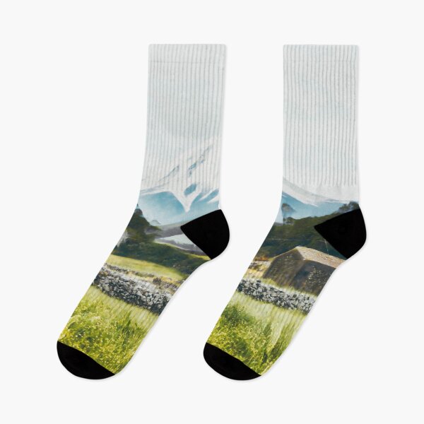 Item preview, Green Pastures Over the Mountain Valley designed and sold by Marco Sales.