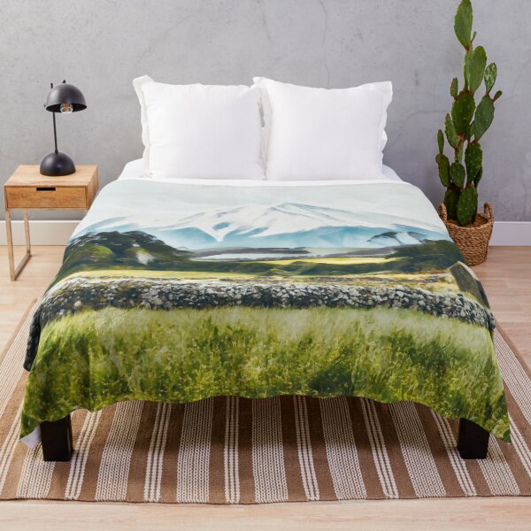 Item preview, Green Pastures Over the Mountain Valley designed and sold by Marco Sales.