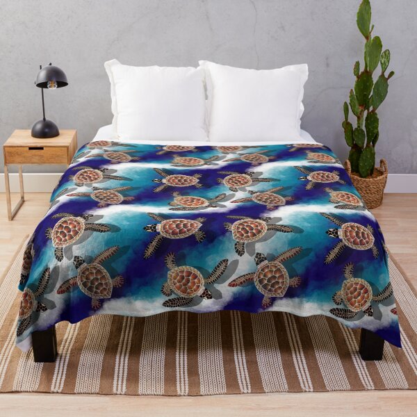 Item preview, Baby Green Sea Turtles Swimming designed and sold by Lehuas.