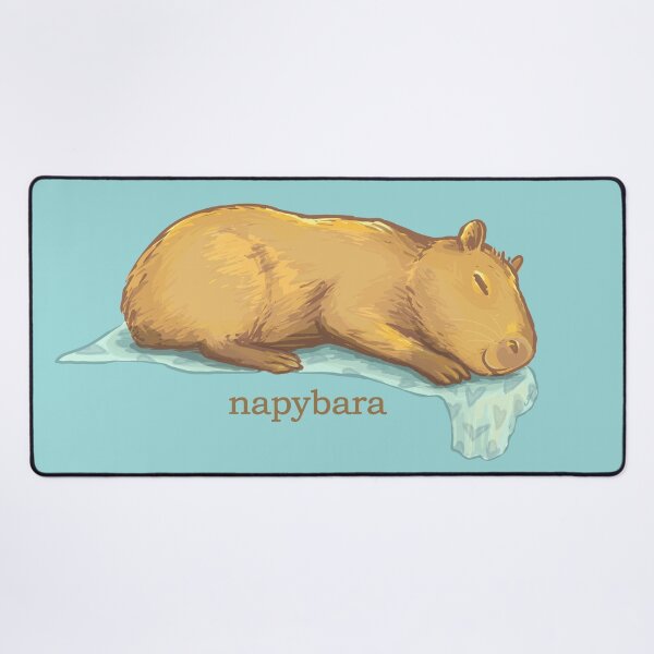 Item preview, Sleepy Capybara designed and sold by ElephantShoe.