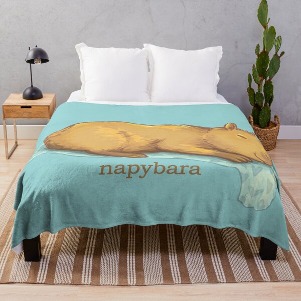 Item preview, Sleepy Capybara designed and sold by ElephantShoe.