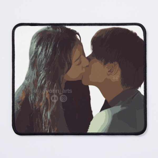 Item preview, Ji Chang Wook and Kim Ji-won kiss designed and sold by Vorin Arts.