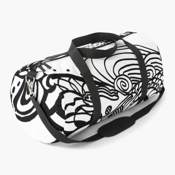 Item preview, 410. Abstract composition. Black&white graphic psychedelic subconscious marker doodles designed and sold by Veera Zukova.