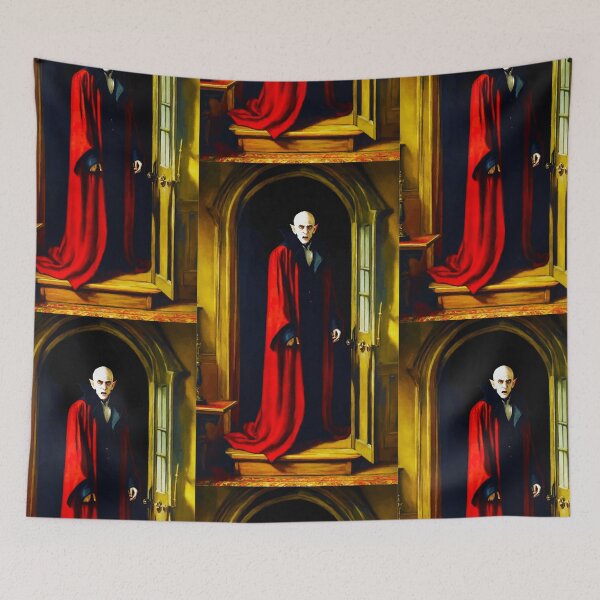 Item preview, Nosferatu Portrait Dracula Vampire Artwork  designed and sold by Kathryn Creates.