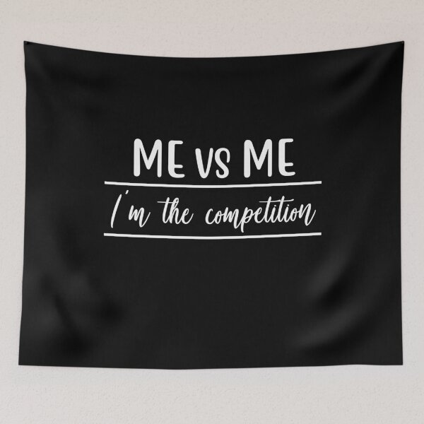 Item preview, Me vs Me, I'm the Competition Boss Entrepreneur  designed and sold by Comfy Creations.