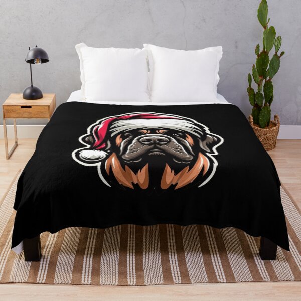 Artikelvorschau, Mastiff mit Weihnachtsmütze entworfen und verkauft von HeadTurningArt.