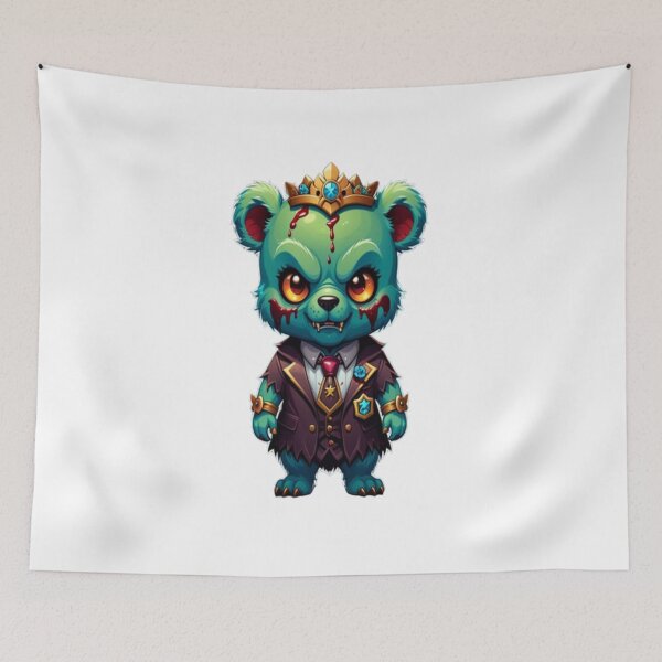 Item preview, Cute Bear monster king  designed and sold by Ella_Sketch.