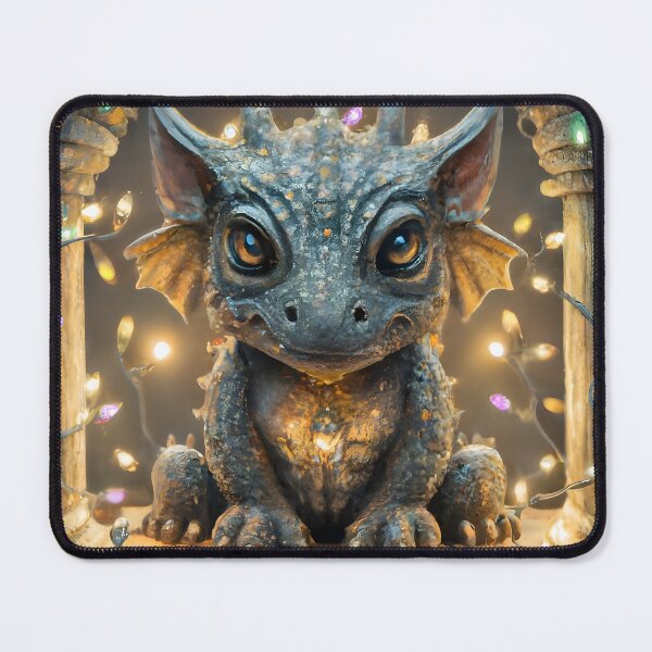 Item preview, Festive Fantasy Glow: Chibi Gargoyle Dragon Lights designed and sold by DragonRealms.