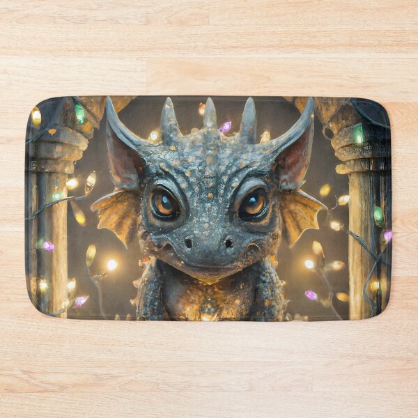 Item preview, Festive Fantasy Glow: Chibi Gargoyle Dragon Lights designed and sold by DragonRealms.