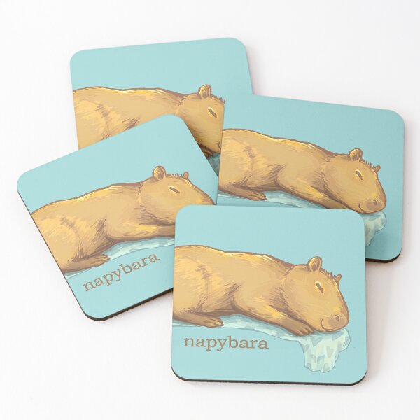 Aperçu de l'œuvre Capybara endormi créée et vendue par ElephantShoe.