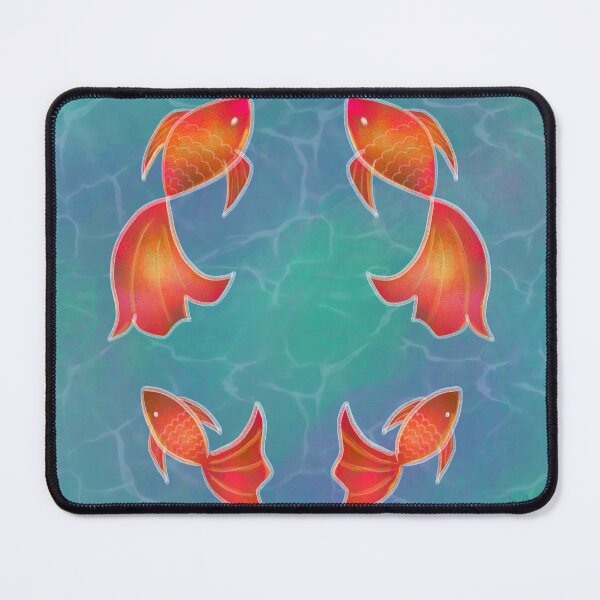 Artikelvorschau, Goldener Fisch entworfen und verkauft von Lattice-Colors.