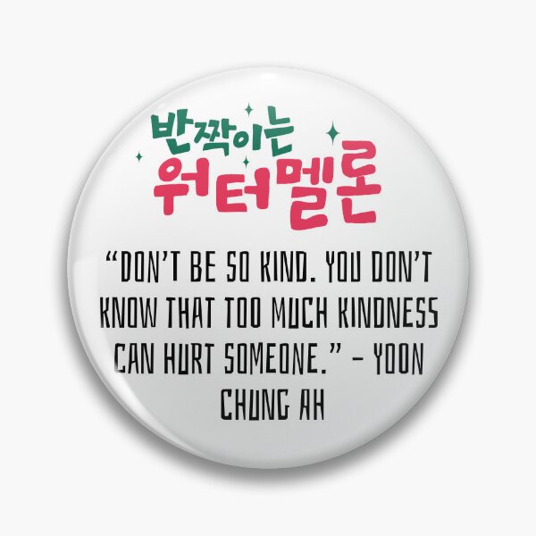 Item preview, Twinkling Watermelon Korean Drama Quote designed and sold by ArtRaftPro.