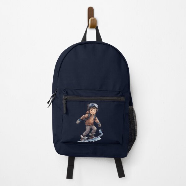 Item preview, "Shredding Through Snow: A Boy's Thrilling Snowboarding Adventure ❄️?" designed and sold by Anpano.