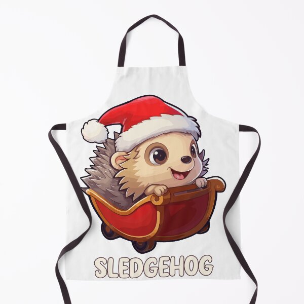 Item preview, Sledgehog - Hedgehog Sleigh Ride Christmas designed and sold by Mini Pandas.