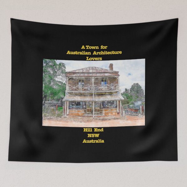 Item preview, Australian Architecture and Landscapes - Hill End, NSW Australia designed and sold by Michael van der Hoorn.