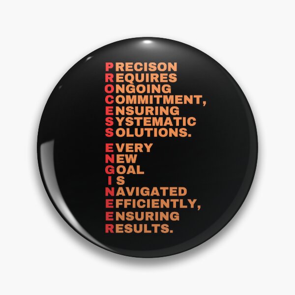 Item preview, Process Engineer Acronym Inspirational Gift designed and sold by PapaMikeCrafts.