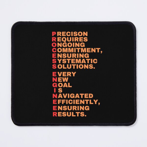 Item preview, Process Engineer Acronym Inspirational Gift designed and sold by PapaMikeCrafts.