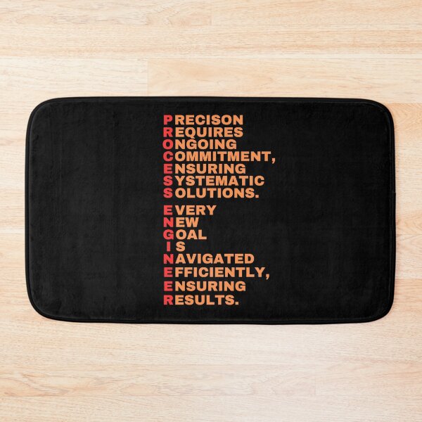 Item preview, Process Engineer Acronym Inspirational Gift designed and sold by PapaMikeCrafts.