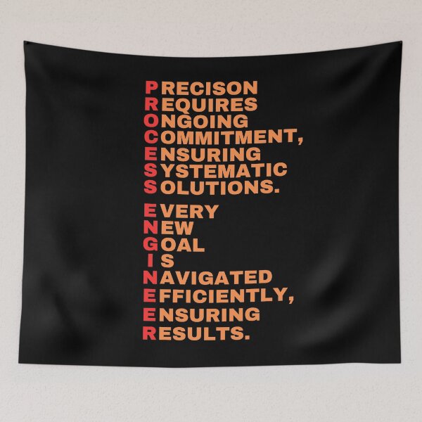 Item preview, Process Engineer Acronym Inspirational Gift designed and sold by PapaMikeCrafts.