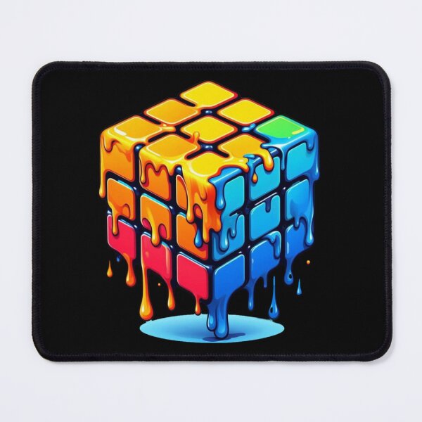 Item preview, Mesmerizing Melting Rubik's Cube designed and sold by HeadTurningArt.